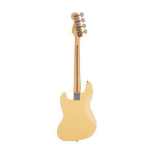 Fender Japan Junior Collection Jazz Bass Guitar, RW FB, Satin Vintage White