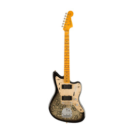 Fender Custom Shop Ltd Ed Custom Jazzmaster Relic Electric Guitar, Aged Black Paisley
