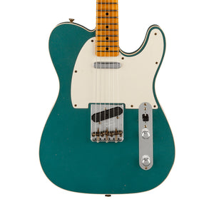 Fender Custom Shop Ltd Ed 50s Twisted Tele Custom Journeyman Relic Telecaster Electric Guitar, Aged Ocean Turquoise