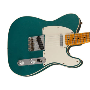 Fender Custom Shop Ltd Ed 50s Twisted Tele Custom Journeyman Relic Telecaster Electric Guitar, Aged Ocean Turquoise