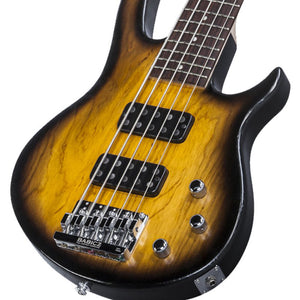 Gibson 2017 EB Bass T 5-String Bass Guitar, Satin Vintage Sunburst