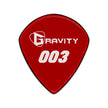 Gravity 003 Jazz 3 1.5mm Guitar Pick, Polished Red