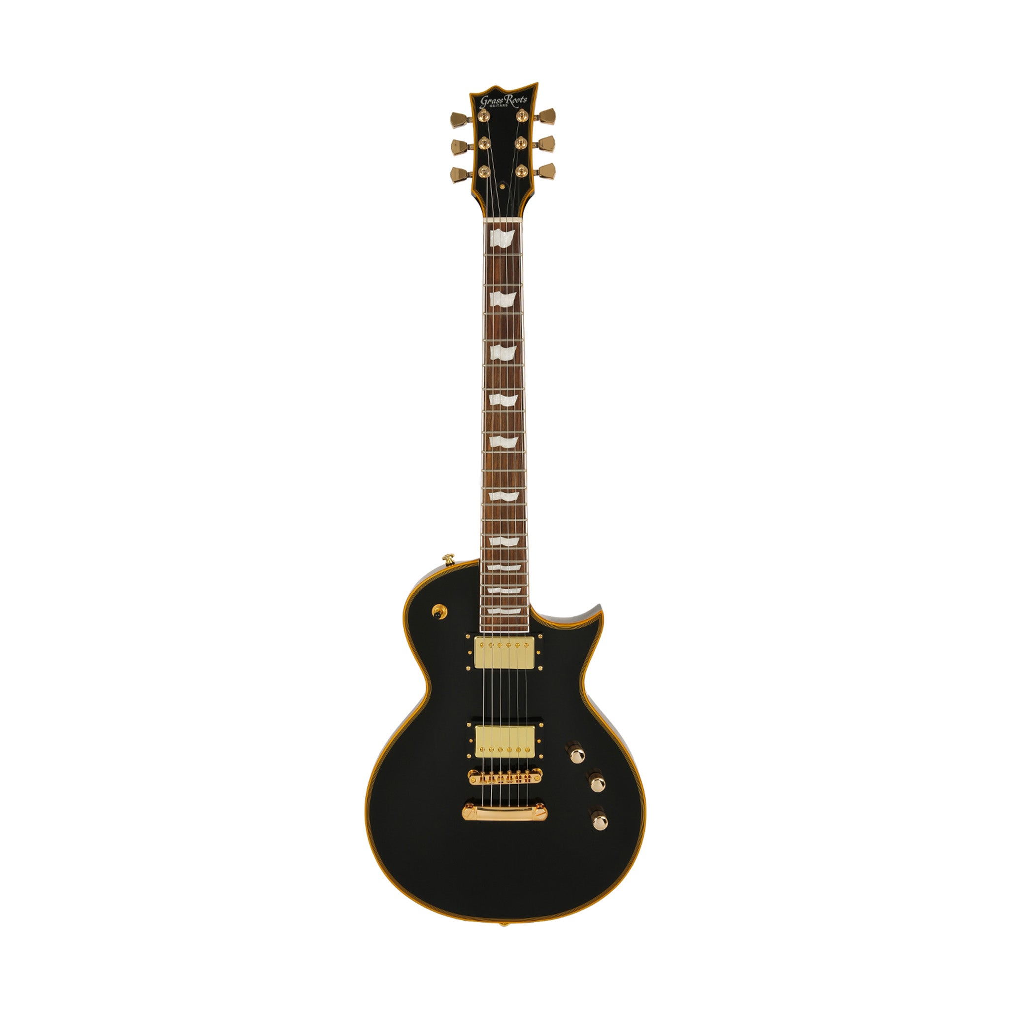 GrassRoots G-ECLIPSE-VBK Electric Guitar, Pau Ferro FB, Vintage Black