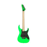 GrassRoots G-MIRAGE-WK/M-NG Electric Guitar, Maple FB, Neon Green