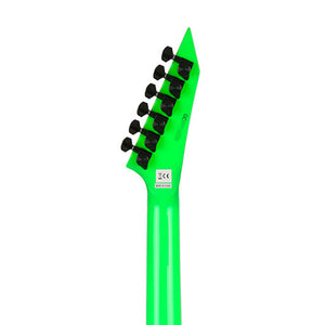 GrassRoots G-MIRAGE-WK/M-NG Electric Guitar, Maple FB, Neon Green