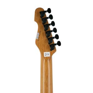 GrassRoots G-SNAPPER-24M-STPR Electric Guitar, Maple FB, See Thru Purple w/White Pearl Black