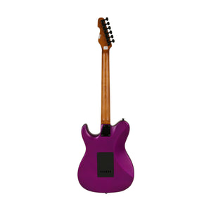 GrassRoots G-THROBBER-WK/M-VDPR Electric Guitar, Roasted Maple FB, Voodoo Purple