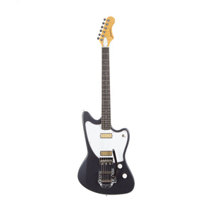 Harmony Standard Series Silhouette w/ Bigsby Electric Guitar w/Case, RW FB, Slate