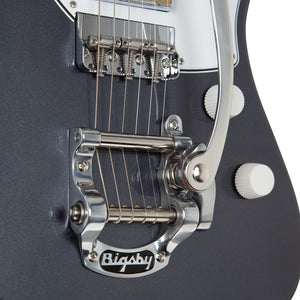Harmony Standard Series Silhouette w/ Bigsby Electric Guitar w/Case, RW FB, Slate