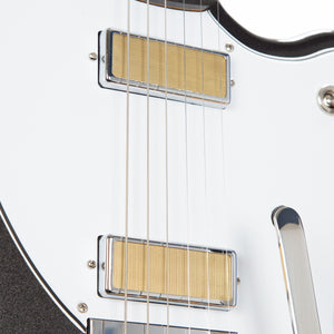 Harmony Standard Series Silhouette w/ Bigsby Electric Guitar w/Case, RW FB, Space Black