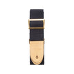 Harmony Cotton Guitar Strap, Black