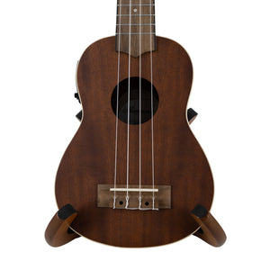 Harmony Foundation Series e-Sierra Soprano Ukulele w/Bag, Natural Satin