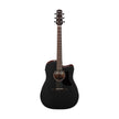 Ibanez AAD190CE-WKH Acoustic/Electric Guitar, Weathered Black Open Pore