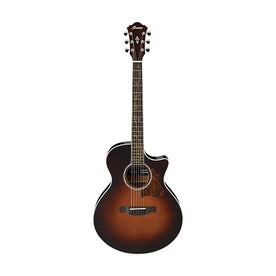 Ibanez AE205-BS Acoustic Guitar, Brown Sunburst High Gloss (B-Stock)