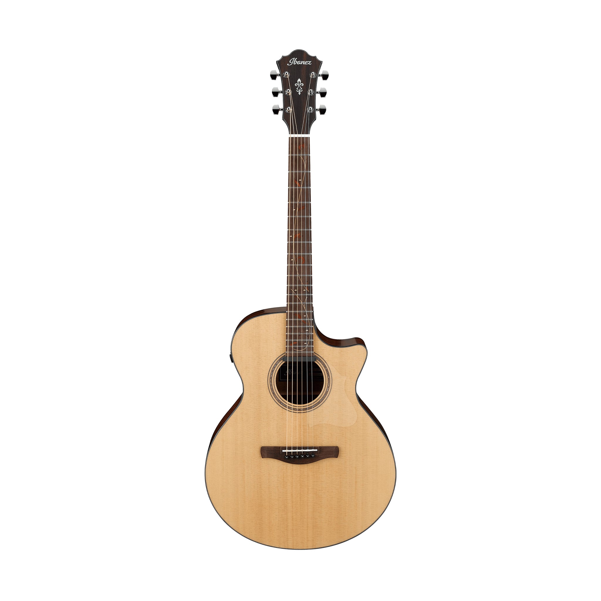 Ibanez AE275-LGS Acoustic Guitar, Natural Low Gloss