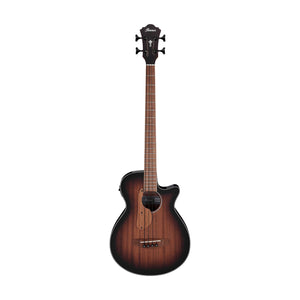 Ibanez AEGB24E-MHS Acoustic Bass Guitar, Mahogany Sunburst Open Pore