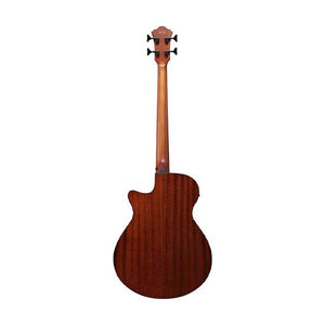 Ibanez AEGB24E-MHS Acoustic Bass Guitar, Mahogany Sunburst Open Pore