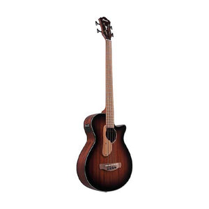 Ibanez AEGB24E-MHS Acoustic Bass Guitar, Mahogany Sunburst Open Pore