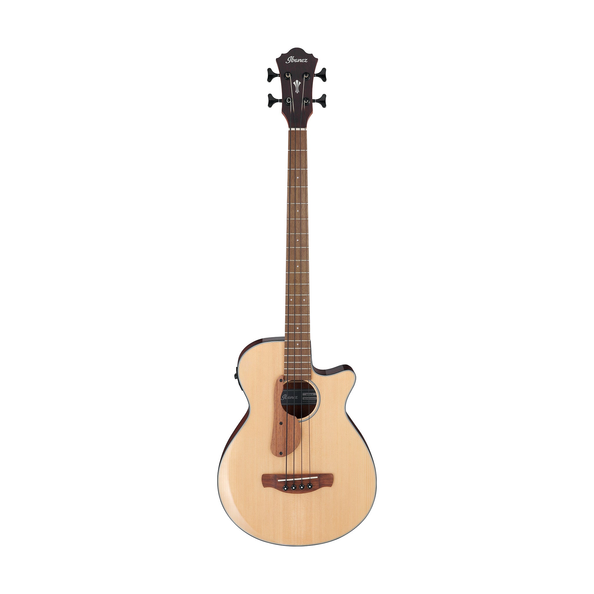 Ibanez AEGB30E-NTG Acoustic-Electric Bass Guitar, Natural High Gloss