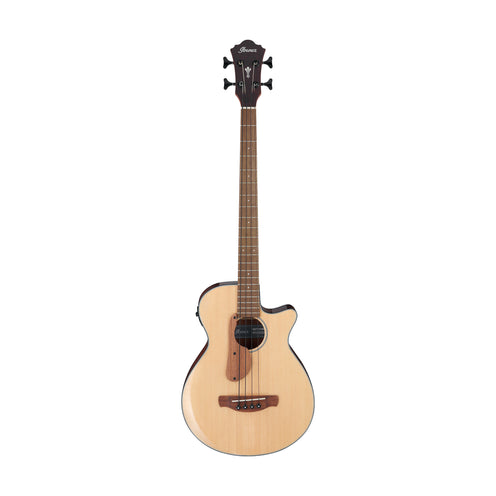 Ibanez AEGB30E-NTG Acoustic-Electric Bass Guitar, Natural High Gloss