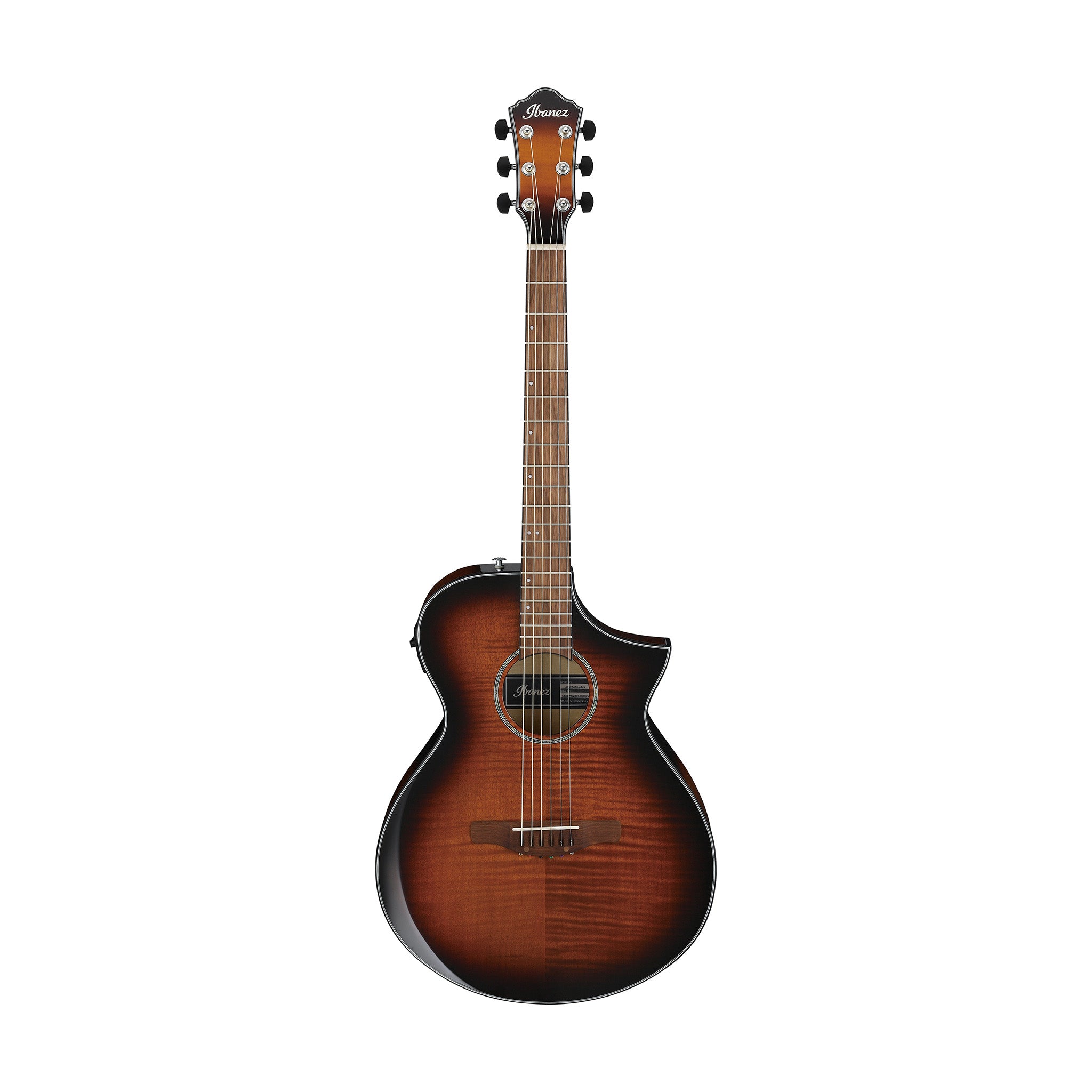 Ibanez AEWC400-AMS Acoustic-Electric Guitar, Amber Sunburst High Gloss