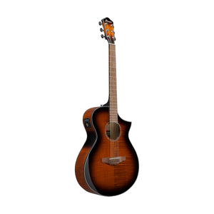 Ibanez AEWC400-AMS Acoustic-Electric Guitar, Amber Sunburst High Gloss