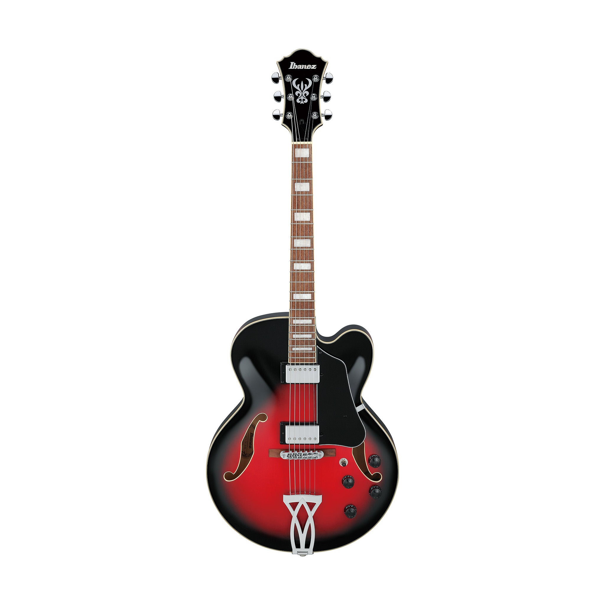Ibanez Artcore AF75-TRS Electric Guitar, Transparent Red Sunburst