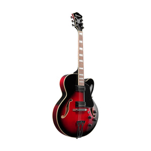 Ibanez Artcore AF75-TRS Electric Guitar, Transparent Red Sunburst
