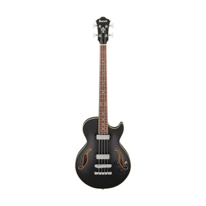 Ibanez Artcore AGB200-BKF Semi-Hollow Bass Guitar, Black Flat