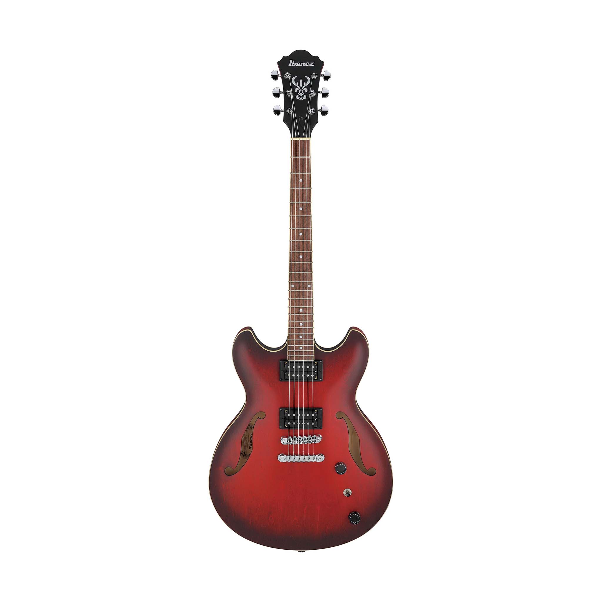 Ibanez Artcore AS53-SRF Electric Guitar, Sunburst Red Flat