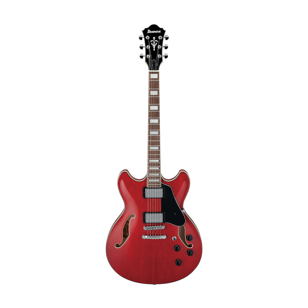 Ibanez AS73-TCD Electric Guitar, Transparent Cherry Red