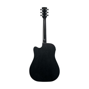 Ibanez AW1040CE-WK Acoustic/Electric Guitar, Weathered Black