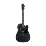 Ibanez Artwood AW84CE-WK Acoustic Guitar, Weathered Black