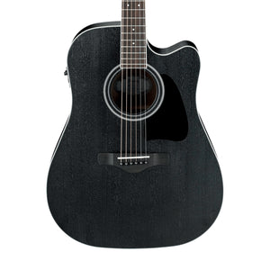 Ibanez Artwood AW84CE-WK Acoustic Guitar, Weathered Black