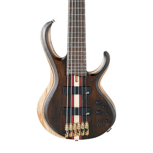 Ibanez BTB1836-NDL 6-String Electric Bass Guitar w/Gig Bag, Natural Shadow Low Gloss