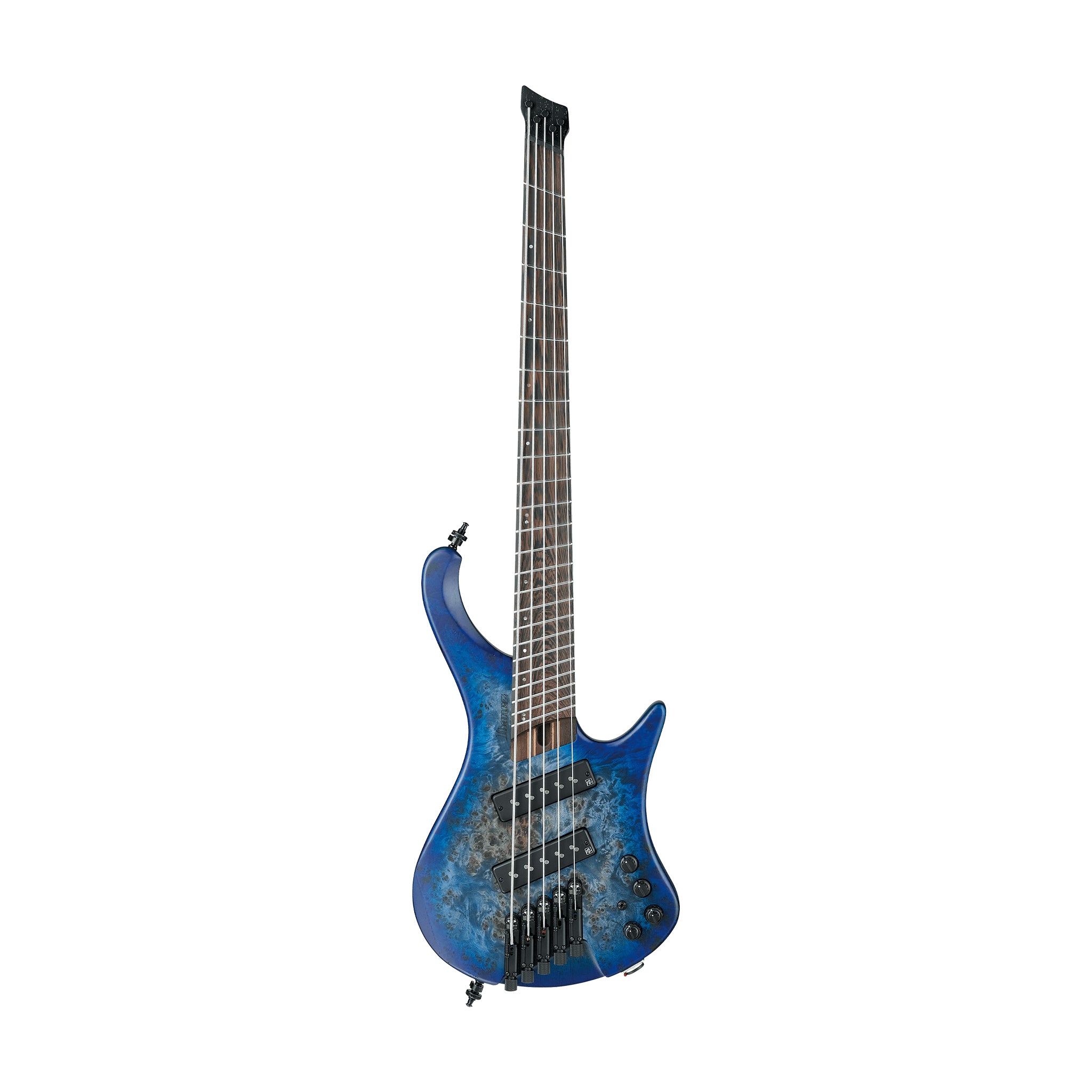 Ibanez Bass Workshop EHB1505MS-PLF Electric Bass Guitar w/Gig Bag, Pacific Blue Burst Flat
