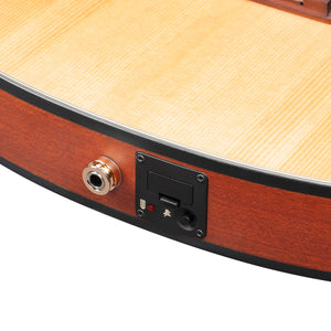 Ibanez FRH10N-NTF Acoustic-Electric Guitar, Natural Flat