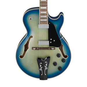Ibanez GB10EM-JBB George Benson Signature Electric Guitar, Jet Blue Burst