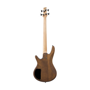 Ibanez GSR180-LBF 4-String Electric Bass Guitar, Transparent Light Brown Flat