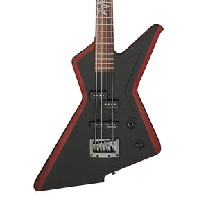 Ibanez MDB5-OXB Mike DAntonio Signature 4-String Bass, Oxblood Weathered Black