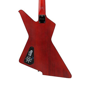 Ibanez MDB5-OXB Mike DAntonio Signature 4-String Bass, Oxblood Weathered Black