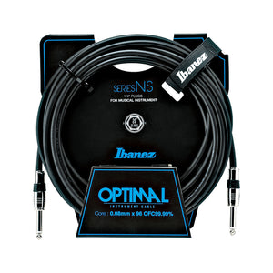 Ibanez NS20 20ft Guitar Cable, 2 straight plugs