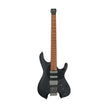 Ibanez Q54-BKF Headless Electric Guitar w/Bag, Black Flat