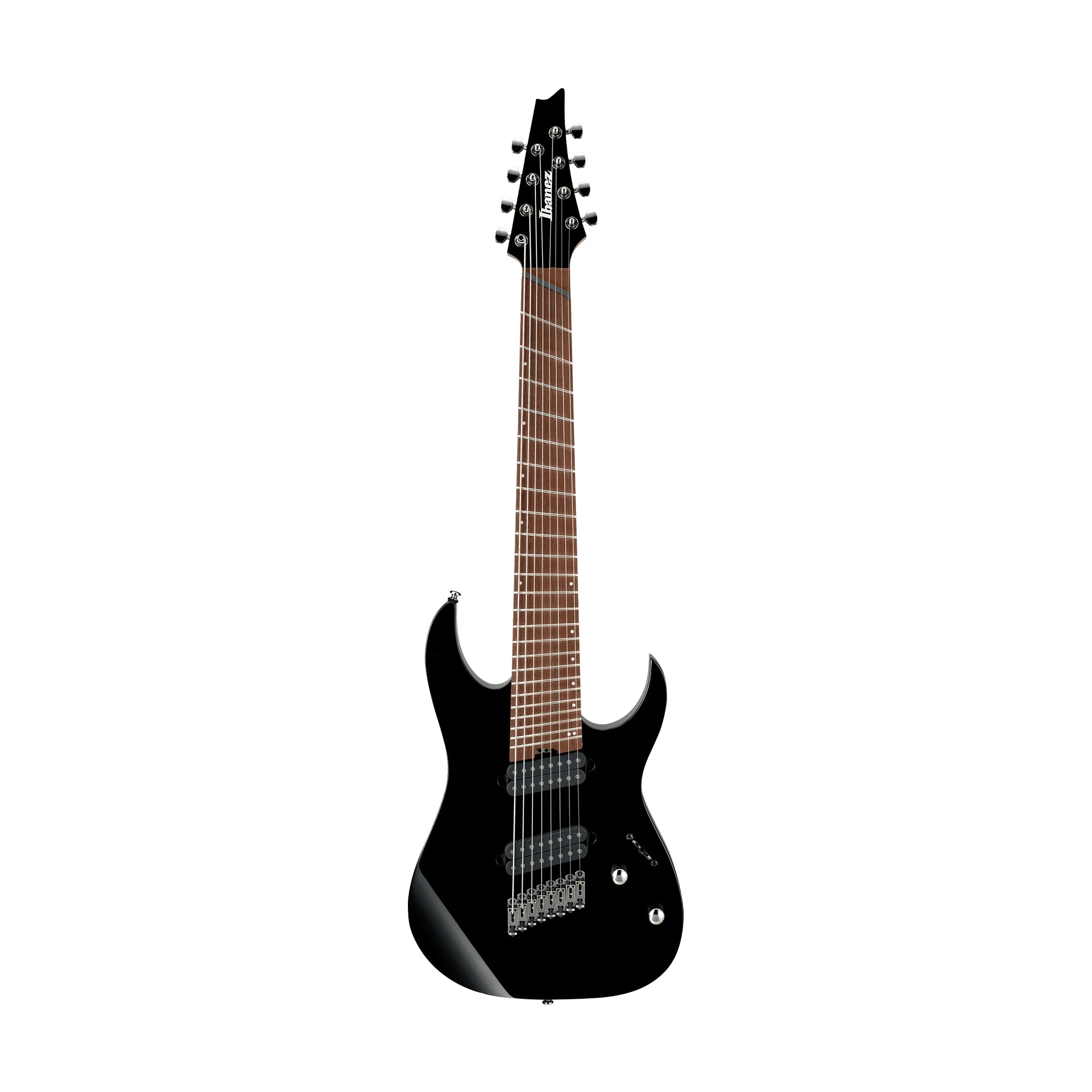 Ibanez RGMS8-BK 8-String Electric Guitar, Black