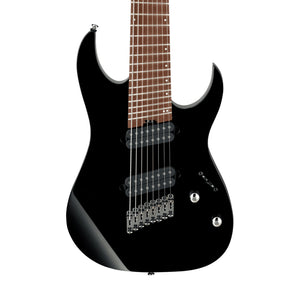 Ibanez RGMS8-BK 8-String Electric Guitar, Black