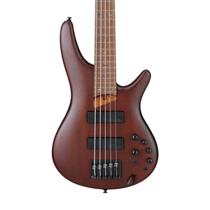 Ibanez Premium SR505E-BM 5-String Electric Bass Guitar, Brown Mahogany