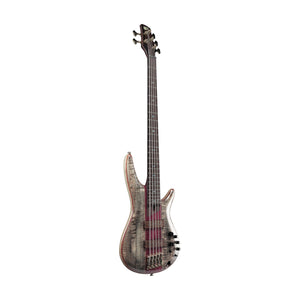 Ibanez SR5CMDX-BTL Premium 5-String Bass Guitar, Black Ice Low Gloss