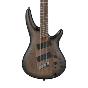 Ibanez SRC6MS-BLL 6-String Bass Guitar, Black Stained Burst Low Gloss