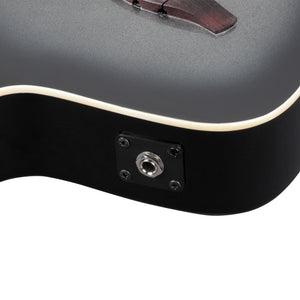Ibanez UICT10-MGS Ukulele w/Bag, Metallic Grey Sunburst