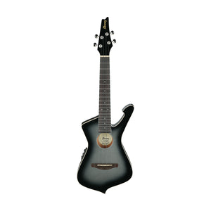 Ibanez UICT10-MGS Ukulele w/Bag, Metallic Grey Sunburst